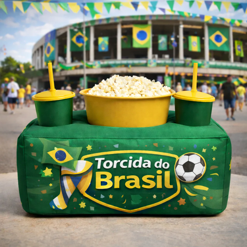 Almofada Porta Pipoca Personalizada para Brindes Corporativos em Empresas - Imagem 4