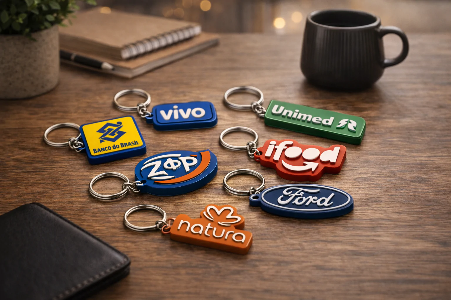 Chaveiro Personalizado com Logo em Impressão 3D para Brindes em Empresas - Imagem 2