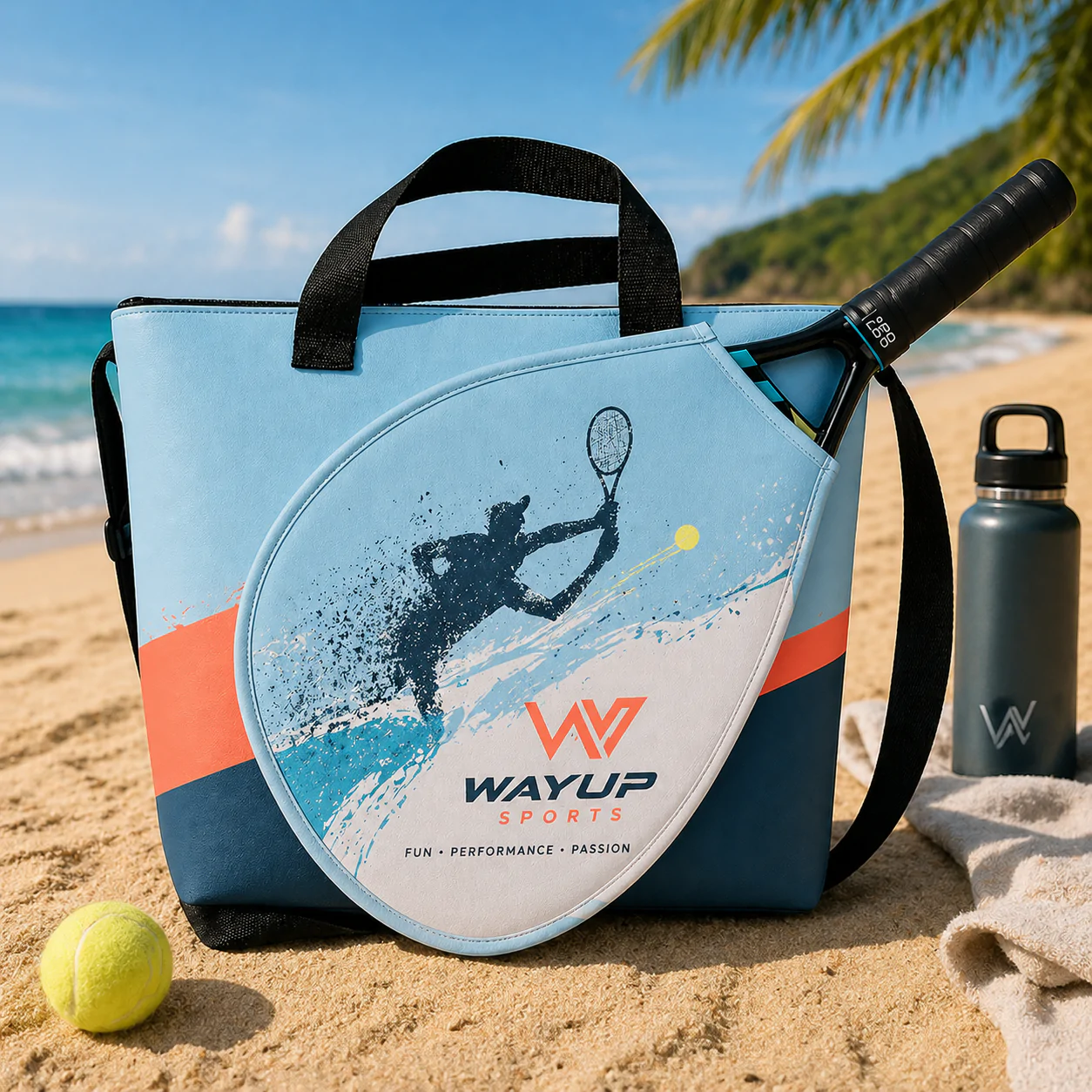 Bolsa de Beach Tennis em Neoprene Personalizada Brindes para Empresas e Eventos - Imagem 3