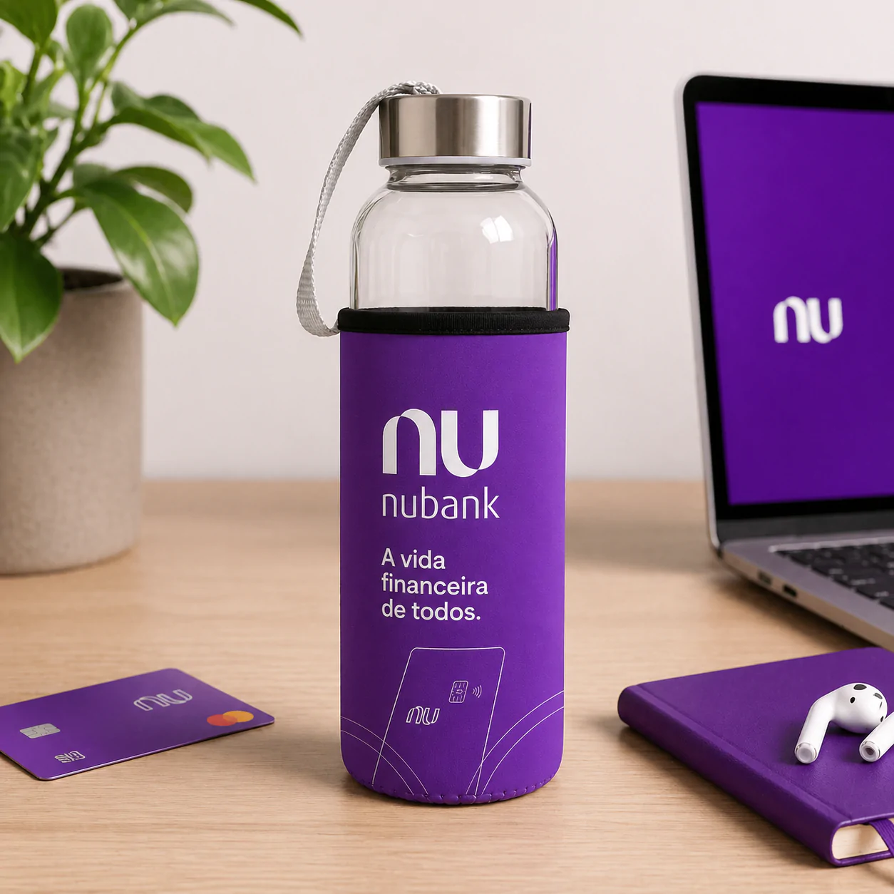 Capa de Squeeze Personalizada em Neoprene Brindes para Empresas e Eventos - Imagem 2
