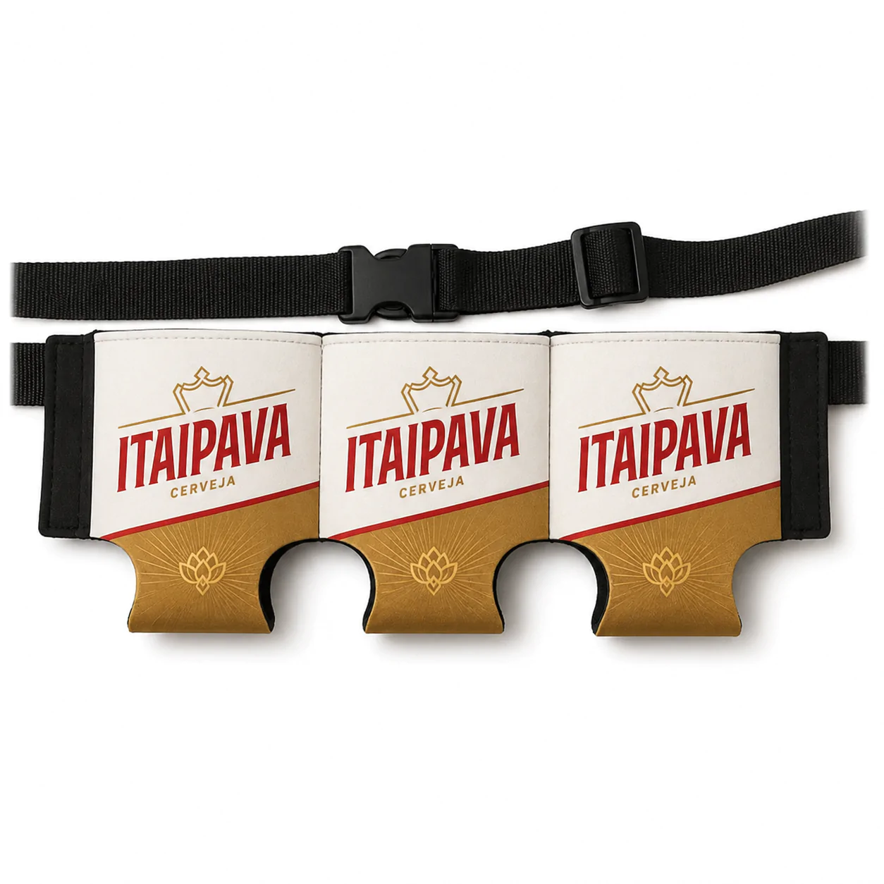 Cartucheira Personalizada para 3 latas 350ml em Neoprene Brindes para Empresa e Eventos