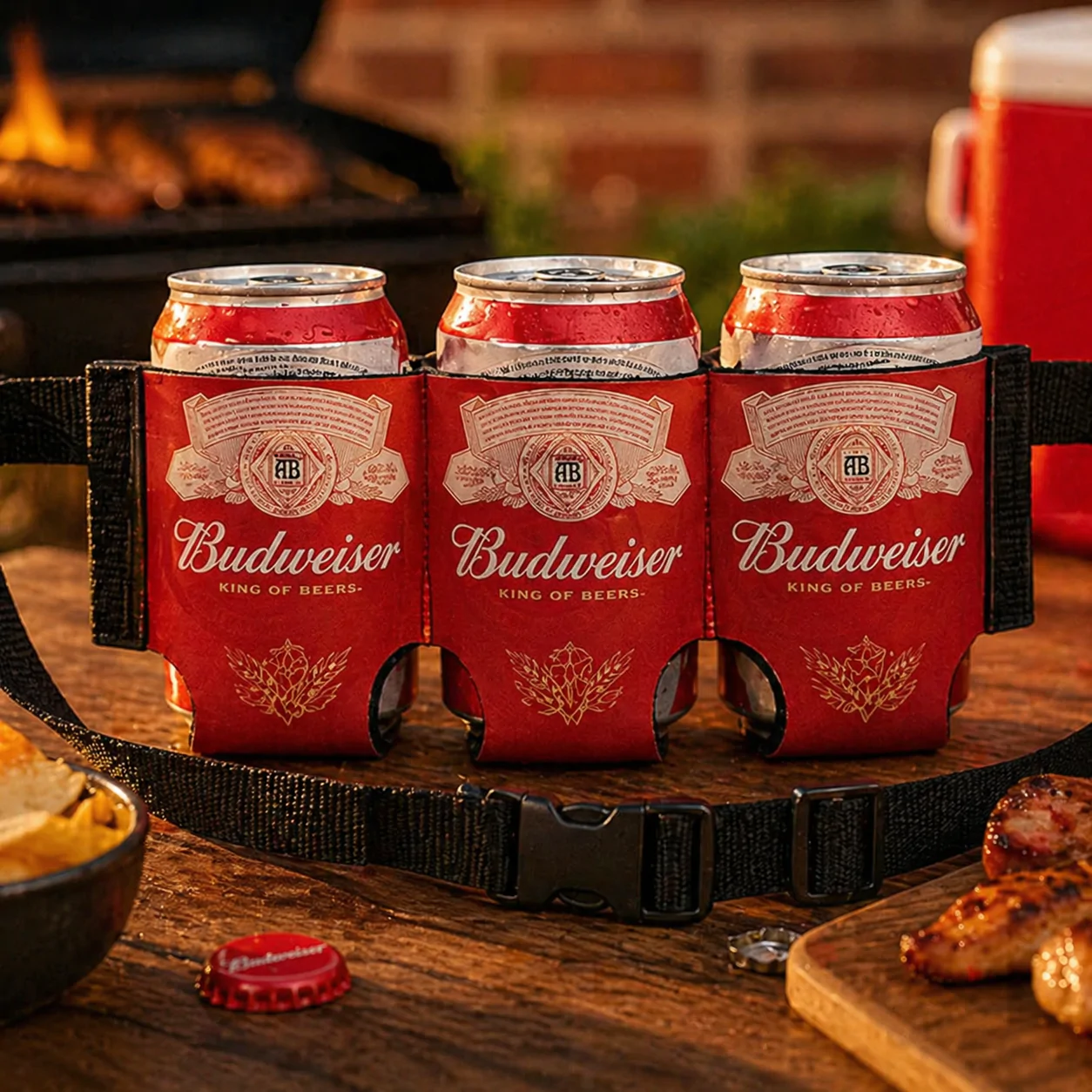 Cartucheira Personalizada para 3 latas 350ml em Neoprene Brindes para Empresa e Eventos - Imagem 2