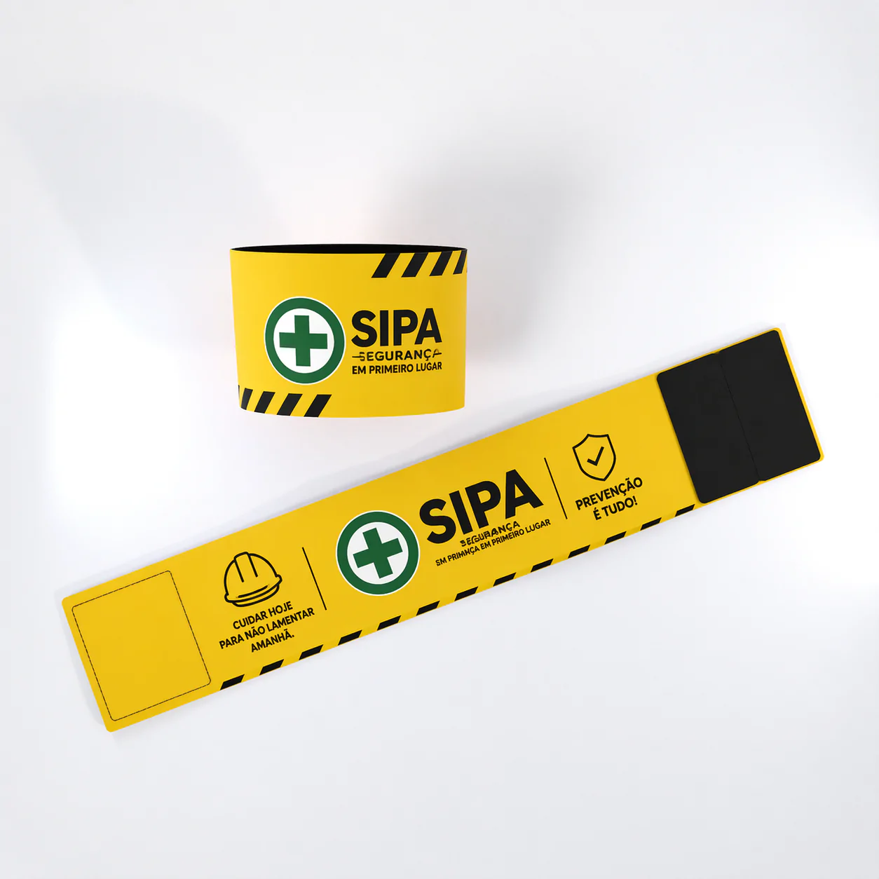Faixa de Capitão Personalizada para Identificação de Equipes, Eventos e Empresas
