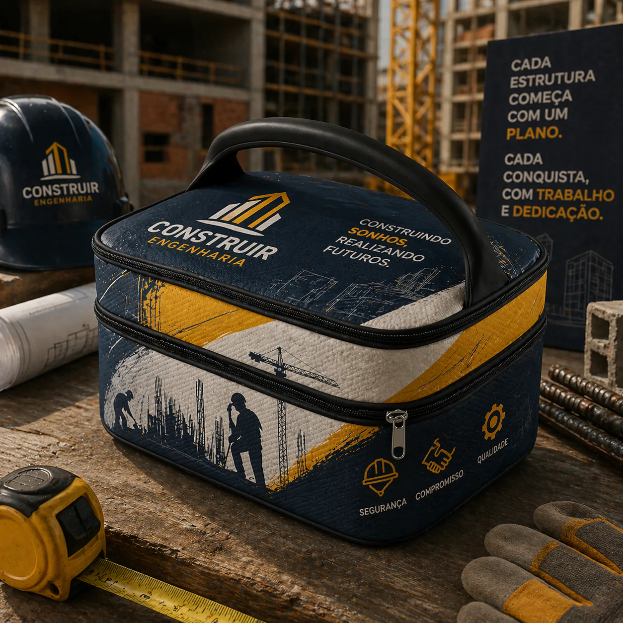 Lancheira Masculina Personalizada para Empresas com Alta Qualidade e Durabilidade - Imagem 2