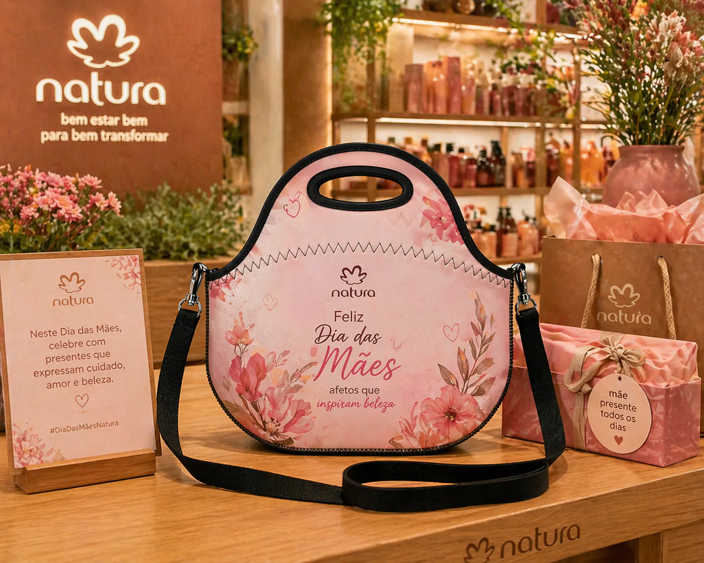 Lancheira Térmica Personalizada em Neoprene com Alça Brindes para Empresas Qualidade Alta Durabilidade - Imagem 4