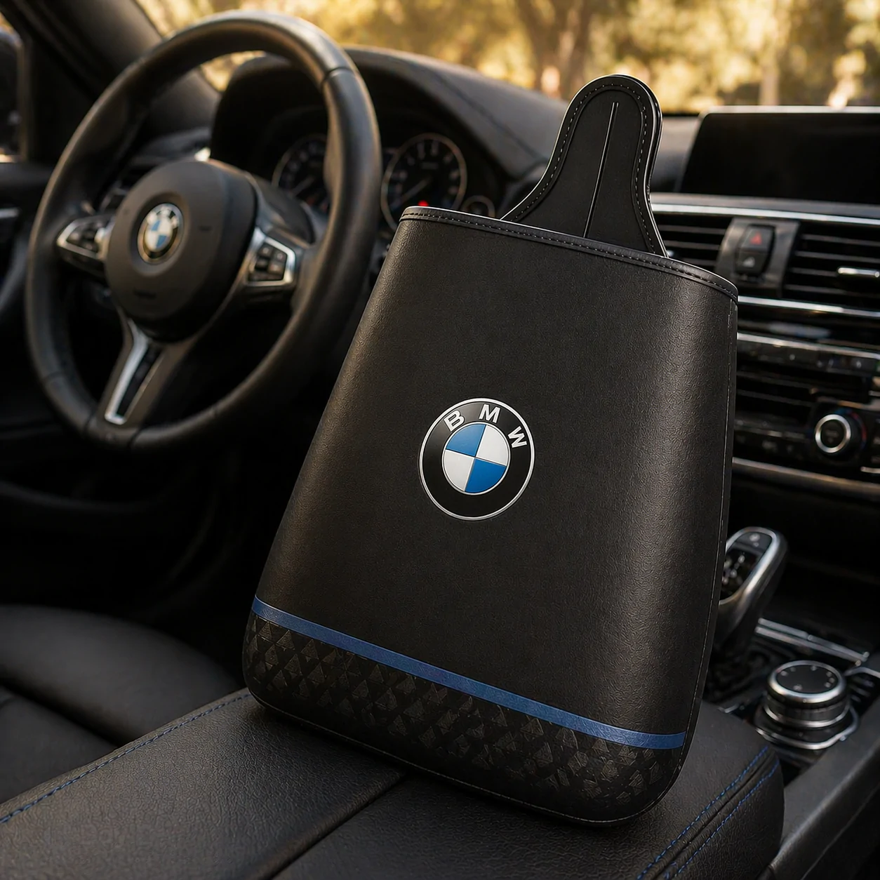 Lixeira para Carro Personalizada em Neoprene para Empresas com Alta Durabilidade - Imagem 3