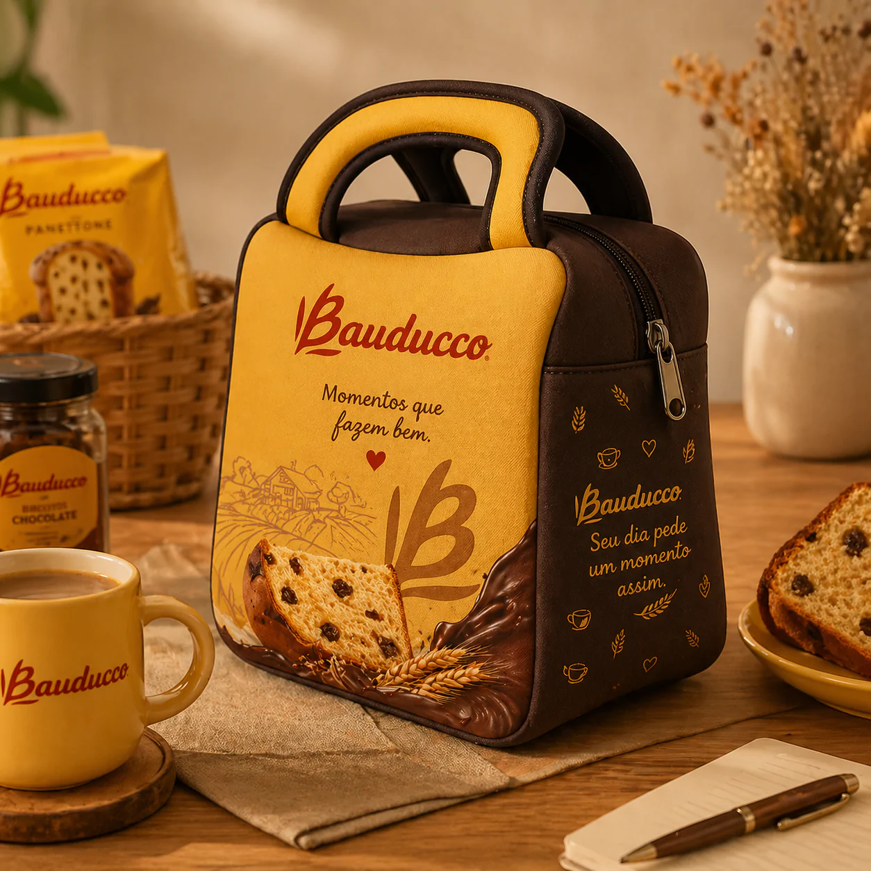 Lunch Box Lancheira em Neoprene Personalizada Brindes para Empresas e Eventos - Imagem 2
